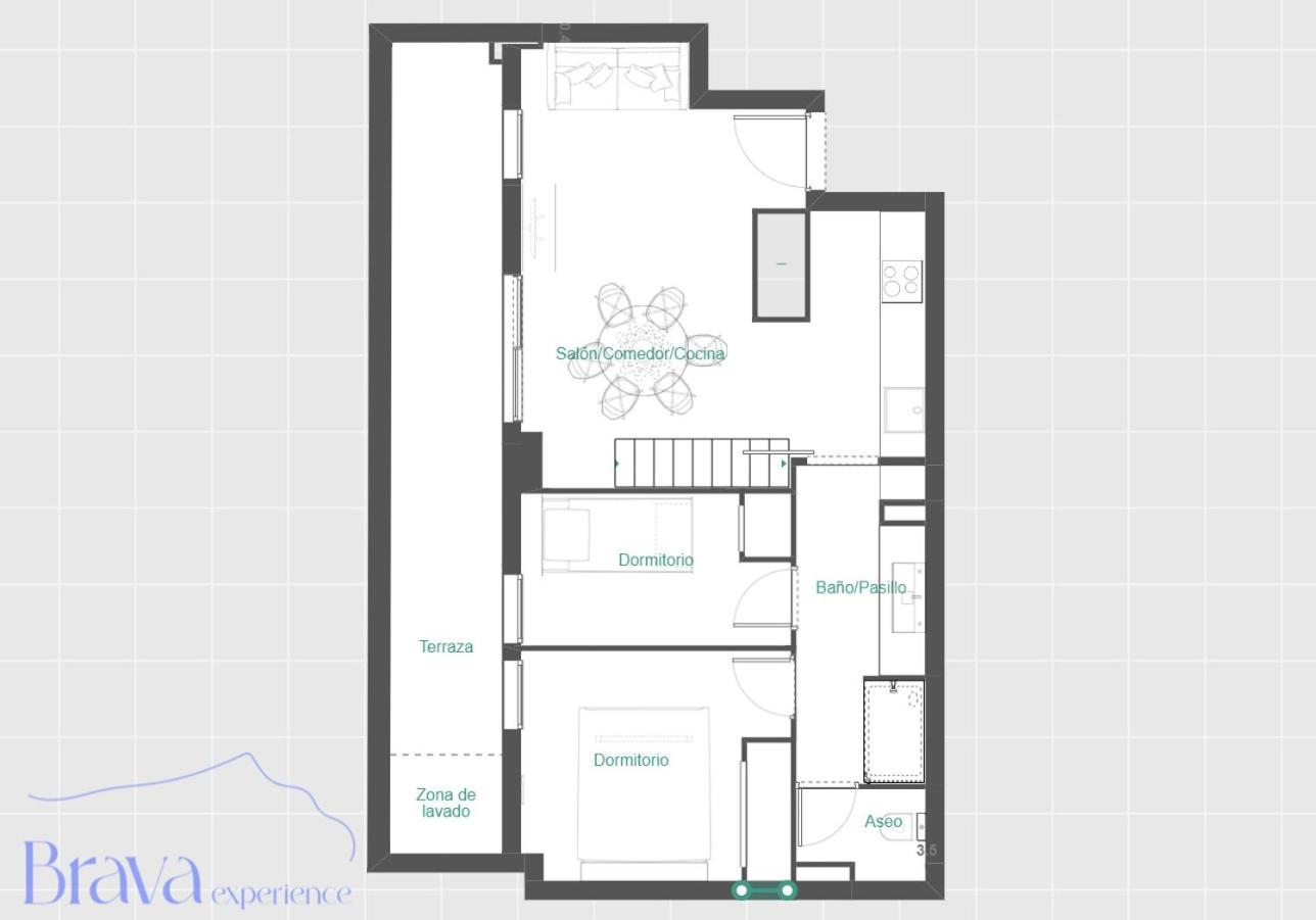 カダケスDuplex Sa Tarongeta - 5' Playa I Vistas I Terraza 20M2 I Ascensor I Equipadoアパートメント エクステリア 写真